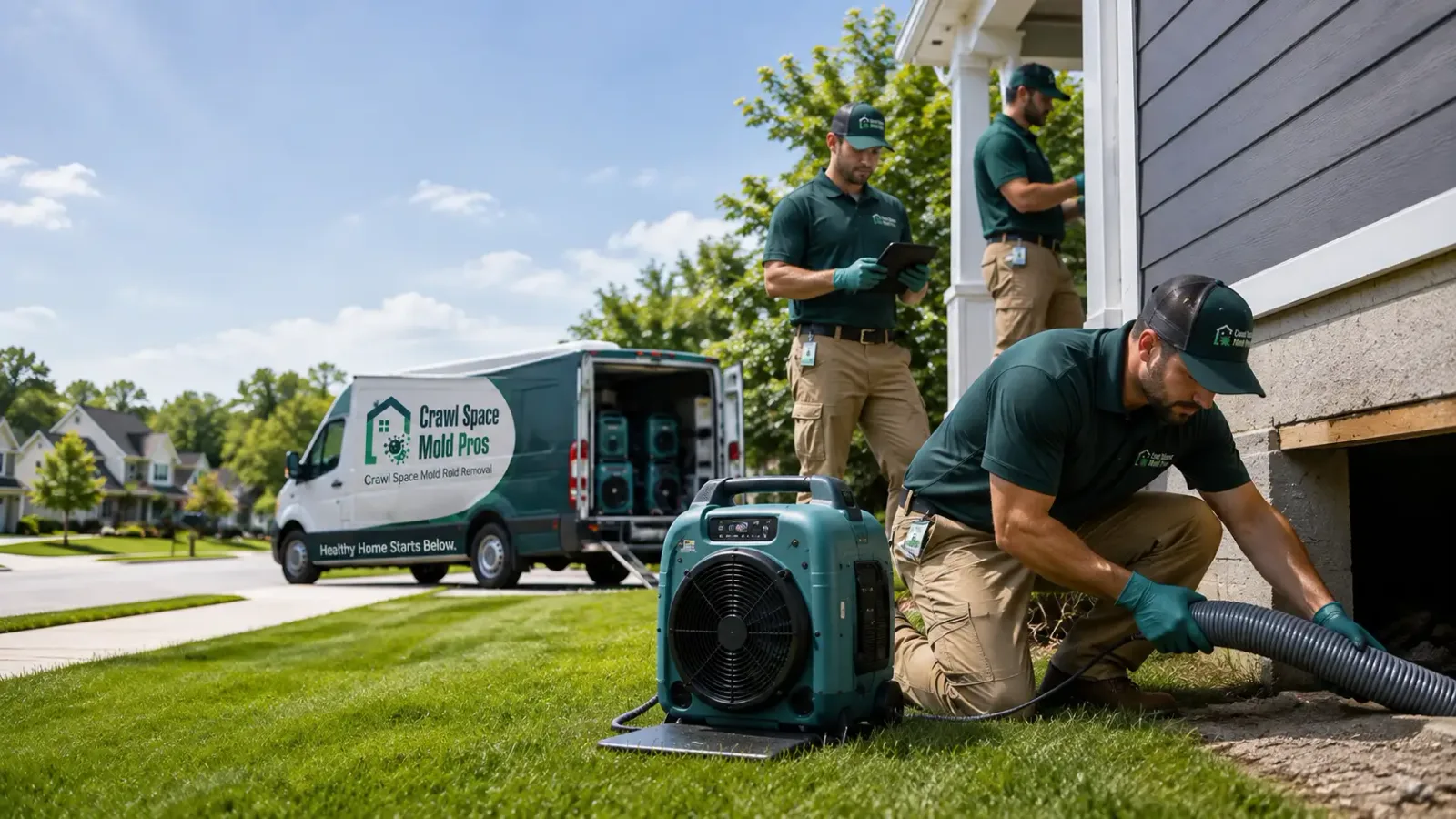 Crawl Space Mold Removal in Huntington, AR